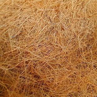 PickMePets Natural Coco Fiber Nesting Material for 4 Finches Nests Bird House