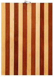 MobFest Wooden Bamboo Kitchen Chopping Cutting Slicing Board with Holder for Fruits Vegetables Wooden Cutting Board