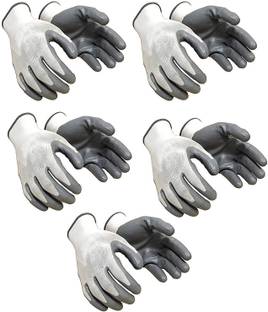 Safe cure Nylon Cut and Slip Resistance Nylon  Safety Gloves