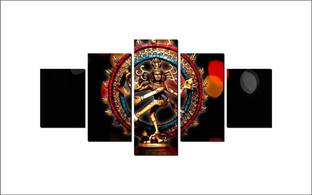 DivineDesigns 41 cm Natraj Colorful Pieces Sticker (Size :- 81 X 41 cm) Self Adhesive Sticker