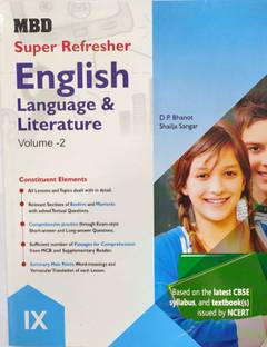MBD ENGLISH LANGUAGE & LITRETURE VOL. 1& 2 CLASS 9