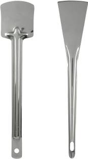 EMPHIRE Stainless Steel Turners for Dosa, Roti, Chapati (Silver, Standard Size) Kitchen Tool Set