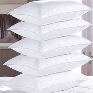 Changers Polyester Fibre Solid Sleeping Pillow Pack of 5