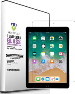 MOBIVIILE Tempered Glass Guard for Apple iPad 6th Gen 9.7 inch