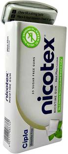 NICOTEX NICOTINE GUM 4MG TIN MINT PLUS FLAVOUR (PACK OF 25X9 = 225 PIECES) Gum