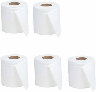 Keen 2 Ply Soft Toilet Tissue Paper Rolls - 100 Sheets (Pack of 5) Toilet Paper Roll