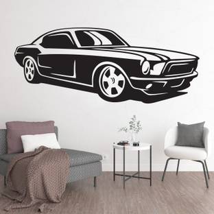 StickMe Classic - Muscle - Racing - Car - Creative - Colorful - Wall Sticker-SM163