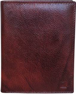 Style 98 Genuine Leather Maroon Travel Document Holder