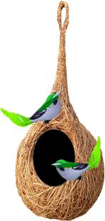 LIVEONCE 2birds with bird nest for decoration -STRONG Bird House