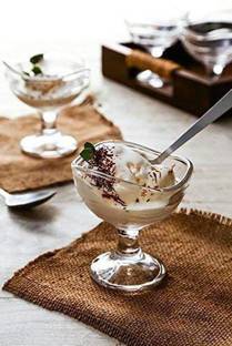 crom Glass Dessert Bowl Cool Ice Cream Glass Bowl