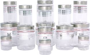 GPET Plastic, Steel Grocery Container  - 1500 ml, 1000 ml, 450 ml, 200 ml, 100 ml
