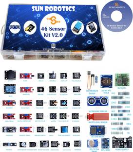 SunRobotics 46 in 1 Sensor Modules Kit for Arduino Uno R3, Mega 2560, Raspberry Pi (37 in 1 + Additonal Modules) Electronic Components Electronic Hobby Kit