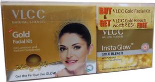 VLCC Gold facial kit 60g & Gold bleach 30g