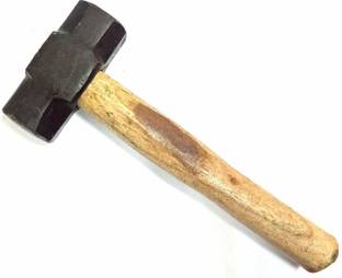 Lovely Iron Sledge Mallet/Hammer with Wooden Handle (2 kg) Dry-wall Hammer