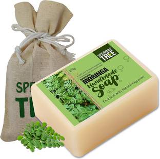 Speaking tree Detoxifying Moringa Handmade Soap (Enriched with Natural Glycerine) -100gms