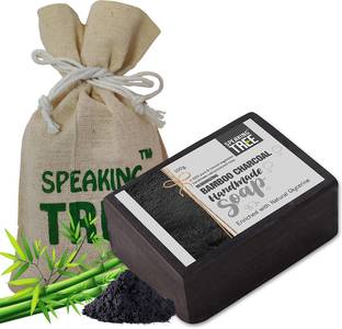 Speaking tree Deodorizing Bamboo Charcoal Handmade Soap - 100 gms