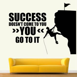 StickMe Success Doesn't Come To You You Go To It - Inspirational - Motivational - Quotes - Wall Sticker  -SM644-A