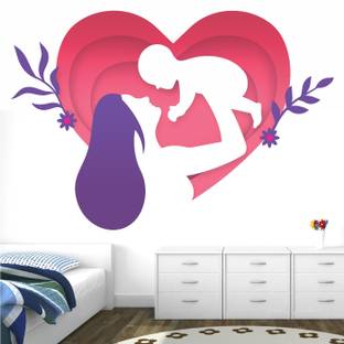 StickMe Mother And Baby - Love - Child - Creative - Colorful - Wall Sticker-SM688-A-A