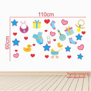 StickMe Babies Kids Infants Things - Baby - Kids - Nursery Pre School Kinder Garden Wall Sticker-SM317
