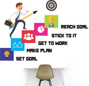 StickMe Career - Reach Goal - Office Inspirational Motivation Wall Sticker -SM717-A