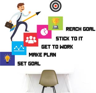 StickMe Career - Reach Goal - Office Inspirational Motivation Wall Sticker -SM717-A