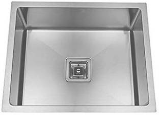 CROCODILE 304 GRADE SQUARE 21" X 18" X 10" 304 SS SINK Vessel Sink