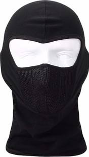 Uncle Paddy Black Bike Face Mask for Boys