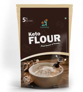 LEANBEING Keto Flour (1Kg) | Best Low Carb Flour | 1gm net Carb per Chapati | Gluten Free | No additives