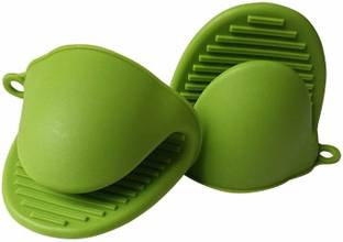 Nivdeep Enterprise Green Silicon Kitchen Linen Set