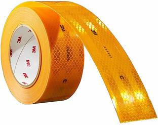 3M (6.66 FOOT) High Intensity reflective tape 2 meter 50.8 mm x 2 m yellow Reflective Tape