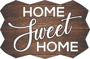 god & god's 61 cm Home Sweet Home 738 Self Adhesive Sticker