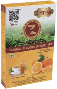 ZINGYSIP Instant Orange Tea Flavour Orange Tea Vacuum Pack