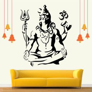StickMe Meditating Shiva Wall Sticker -SM391