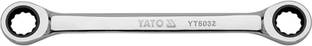 YATO YT-5032 Double Sided 72 Teeth Chromed Finish Ratchet 12x13 mm Double Sided Box End Wrench