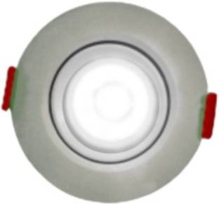 D'Mak D’Mak™ 3 Watt LED COB/Spot Light/Button Light (Warm White) Round Driver Included pack of 1 Track Lights Ceiling Lamp