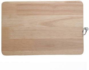 Xudo Kitchen Vegetable, Fruits, Meat, Cheese and Serving Tray Wood Cutting Board (Beige Pack of 1) Wooden Cutting Board