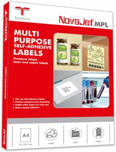 Novajet 8 A4 Size Sticker Paper Self-adhesive Paper Label
