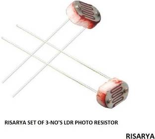 RISARYA LDR SENSOR 5MM,PHOTO RESISTOR,LIGHT DEPENDENT RESISTOR Variable Resistor