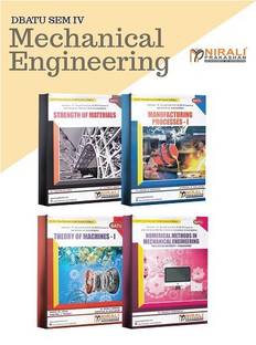 (Set of 4 Books) DBATU - Mechanical Engineering - Second Year - Semester 4 - Text books