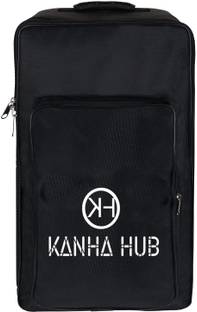 KANHA HUB Cajon Heavy Thick Padded Bag with 1 Pocket, Shoulder Straps & Handles (Fit For 20X12X12 Inches Cajon) red Cajons