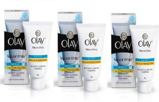 OLAY Natural White Instant Glowing Fairness Cream (40g X 3) 120g
