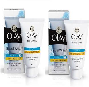 OLAY Natural White Instant Glowing Fairness Cream (40g X2) 80g