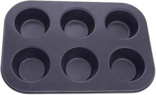 smile4u Aluminium Cupcake/Muffin Mould 6