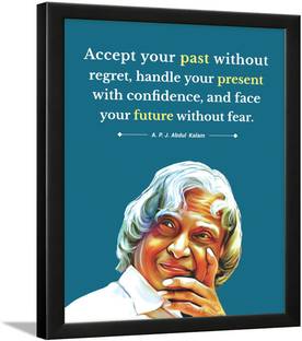 A. P. J. Abdul Kalam Motivational Quotes Frame Paper Print