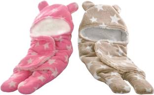 BRANDONN All Season Premium Supersoft New born hooded Sleeping Bag Sleeping Bag