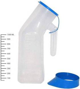 Neosafe Portable Safe Medical Grade Plastic Urine Pot With Cap and Lid Urine Pot