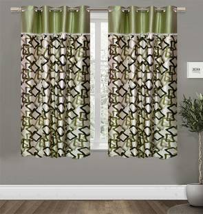 Flipkart SmartBuy 152 cm (5 ft) Polyester Window Curtain (Pack Of 2)