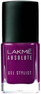 Lakmé Absolute Gel Stylist Nail Color, Poison, 12 ml Poison