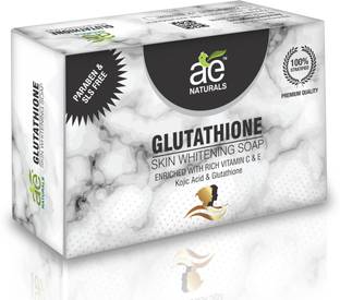 AE Naturals Glutathione Skin Whitening Soap With Active Charcoal And Kojic Acid