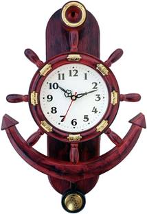 GrabBasket Analog 38 cm X 26 cm Wall Clock